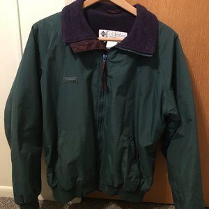 Vintage Columbia fleece-lined jacket